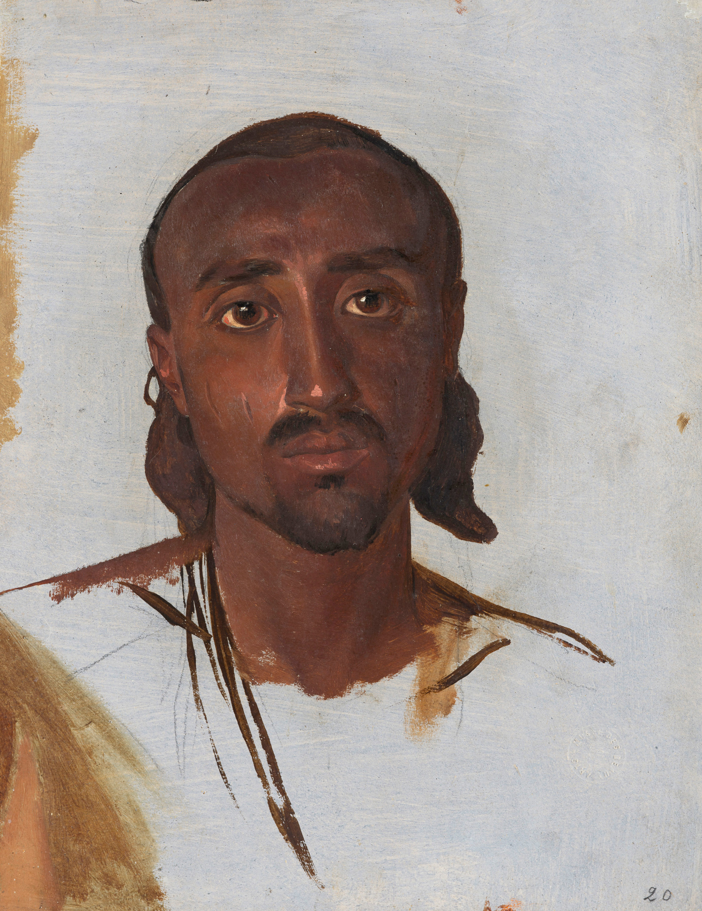 Charles Gleyre, Etude d’un Nubien (Study of a Nubian), between 1835 and 1837