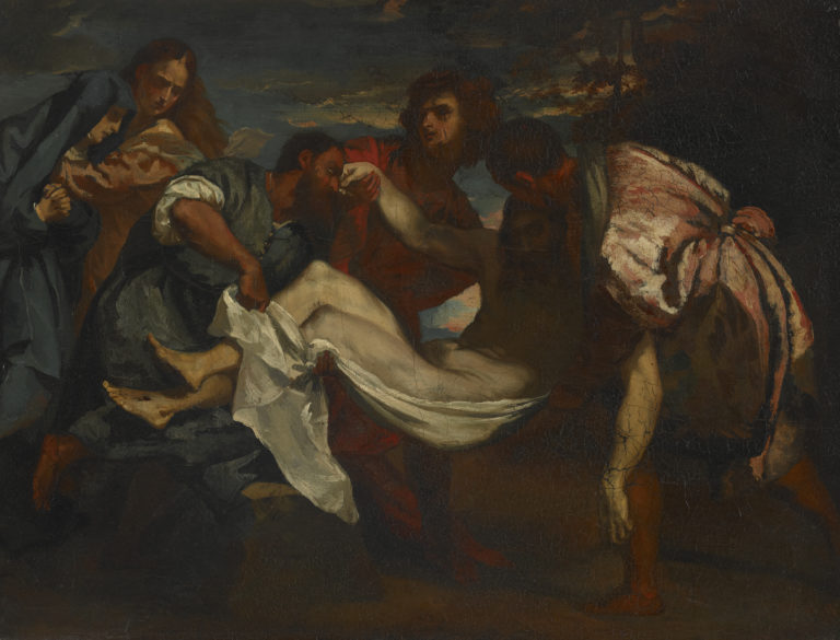 Théodore Géricault, d'après Titien , La Mise au tombeau (The Entombment), vers 1810 - 1812