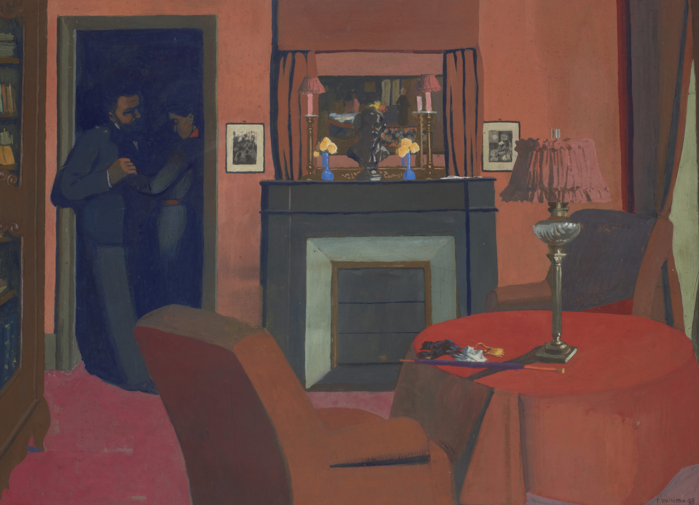 Félix Vallotton, La chambre rouge, 1898