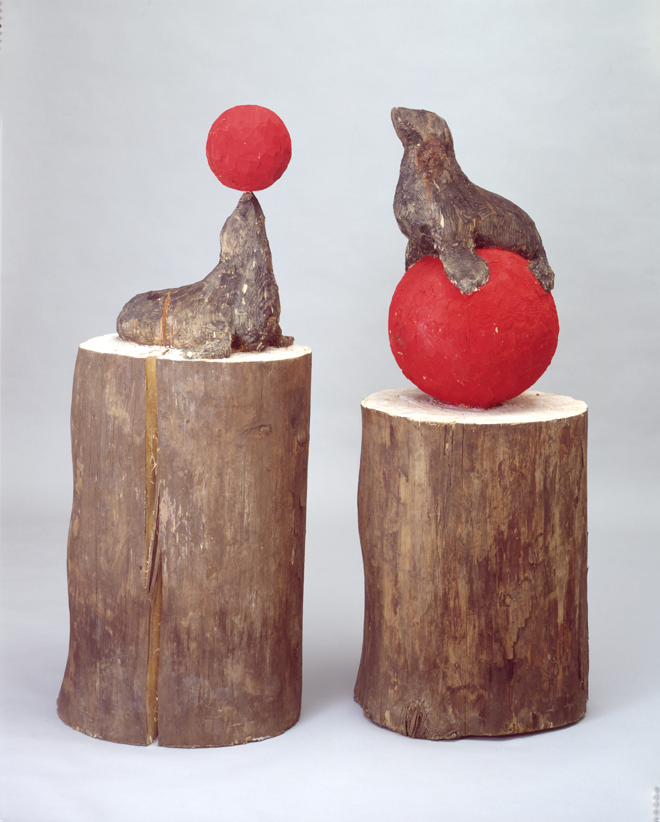 Stephan Balkenhol , Phoque I et Phoque II, 1989