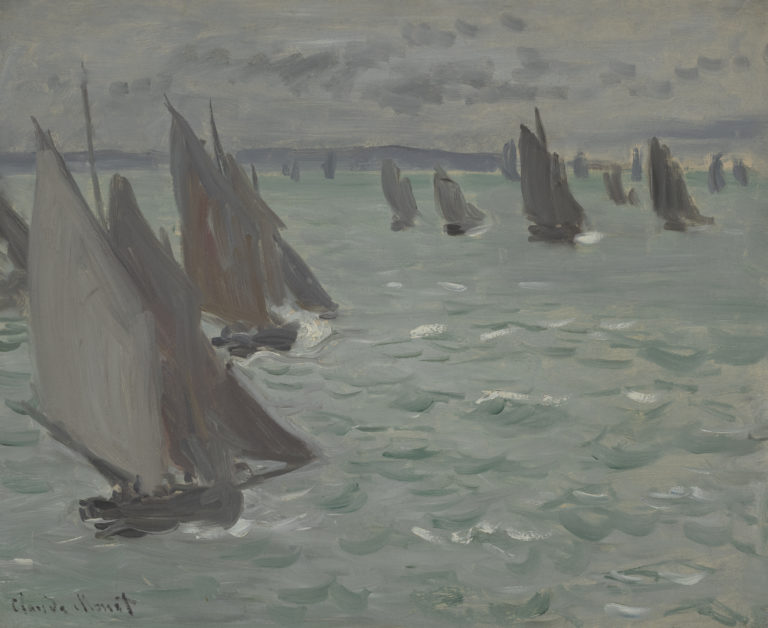 Claude Monet, Voiliers en mer, 1868