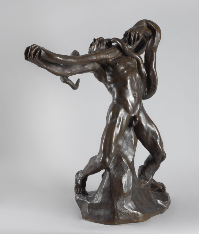 Auguste Rodin, L’Homme au serpent, 1887