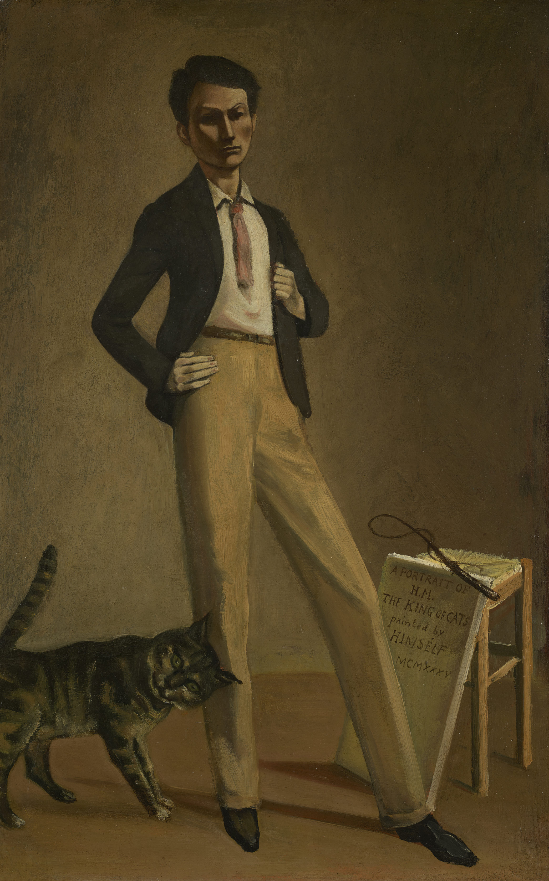 Balthus (Balthazar Klossowski de Rola, dit), Le Roi des chats (The King of Cats), 1935