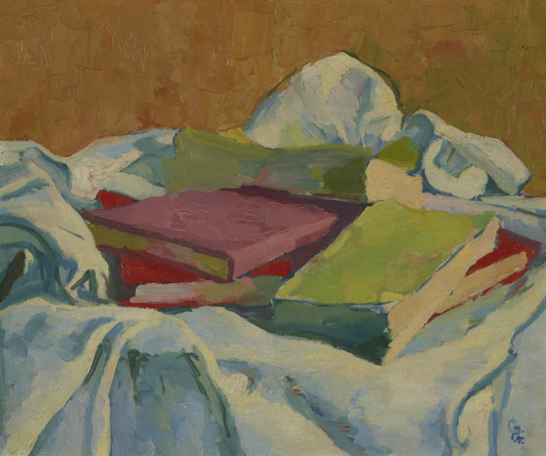 Giovanni Giacometti, Nature morte avec livres, vers 1907-1908