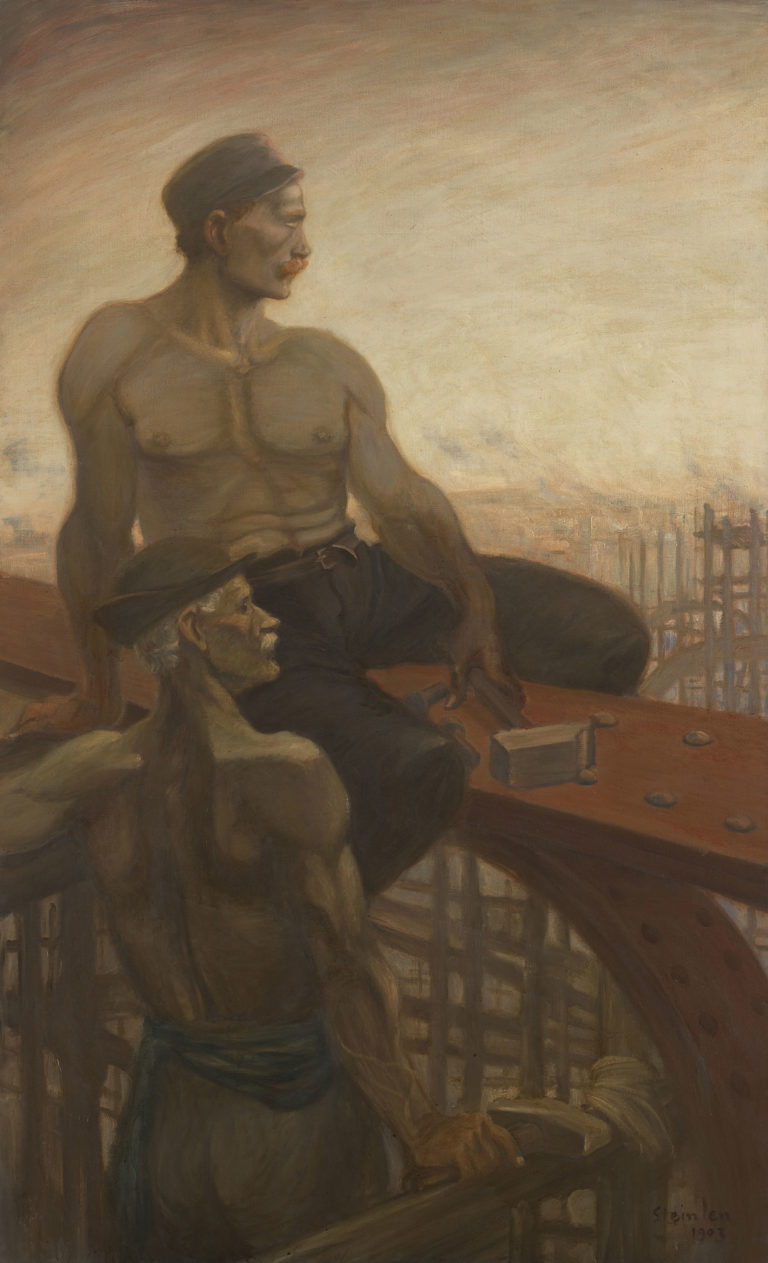 Théophile-Alexandre Steinlen, L’Aurore (Charpentiers de fer), 1903