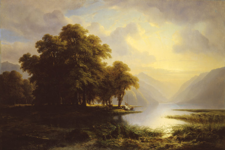 Alexandre Calame, Le lac de Brienz (Lake Brienz), 1843