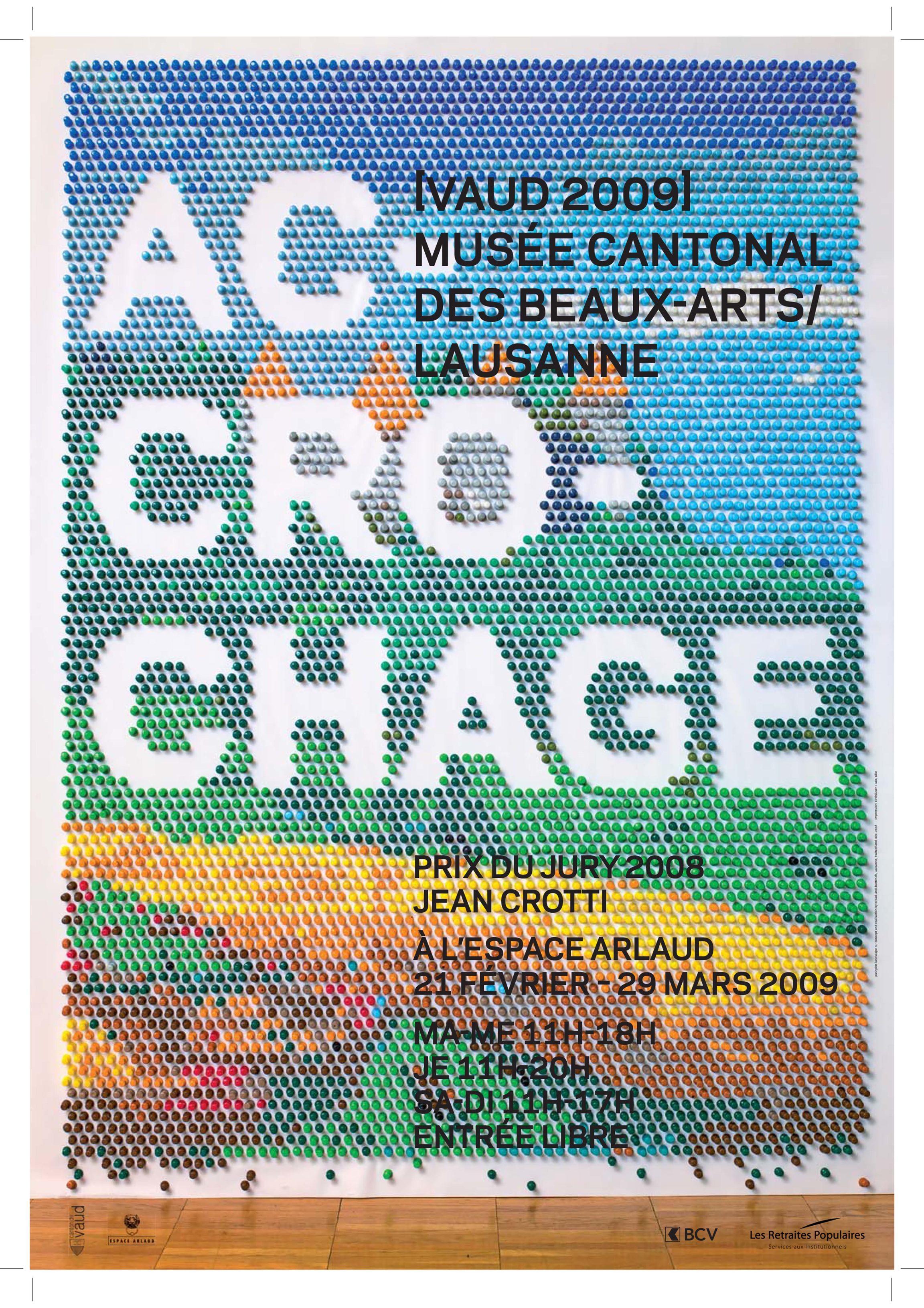 Accrochage [Vaud 2009] &<br> Jean Crotti, Prix du Jury 2008