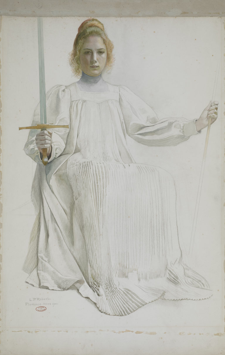 Léo-Paul Robert , Étude pour La Justice élève les nations (Study for Righteousness Exalteth a Nation), 1901