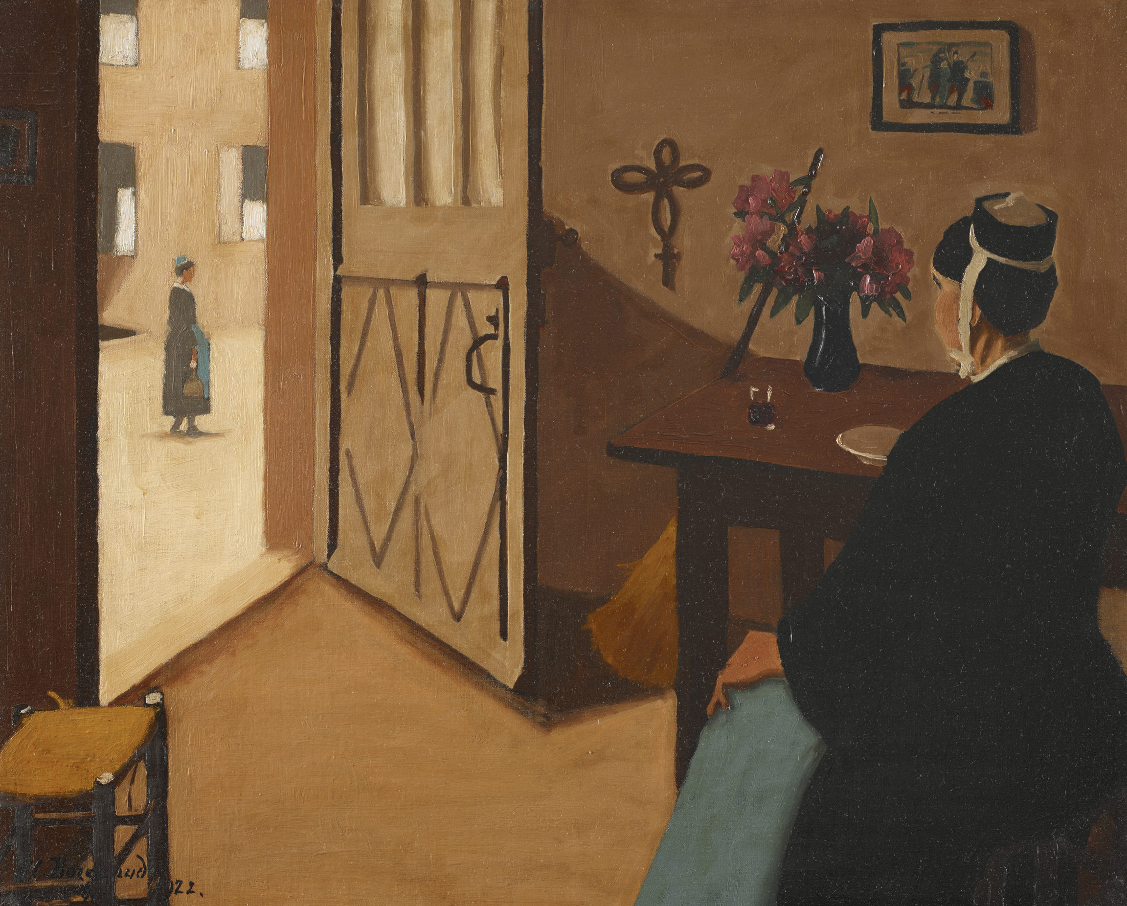 Marius Borgeaud , La Bretonne qui passe, 1922