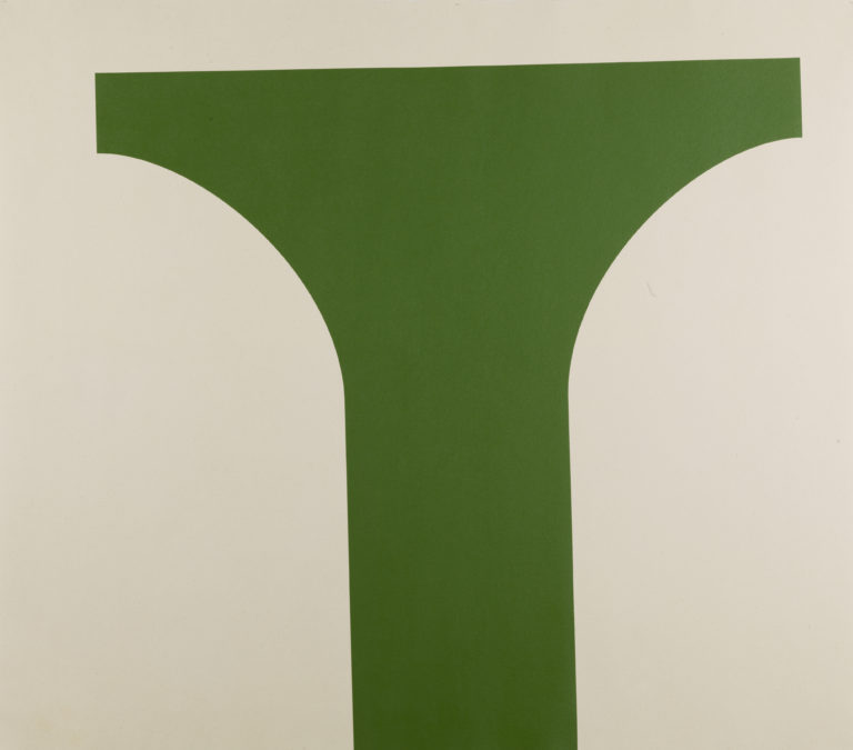 Christoph Gossweiler, Peinture, vert olive (Painting, Olive Green), 2008