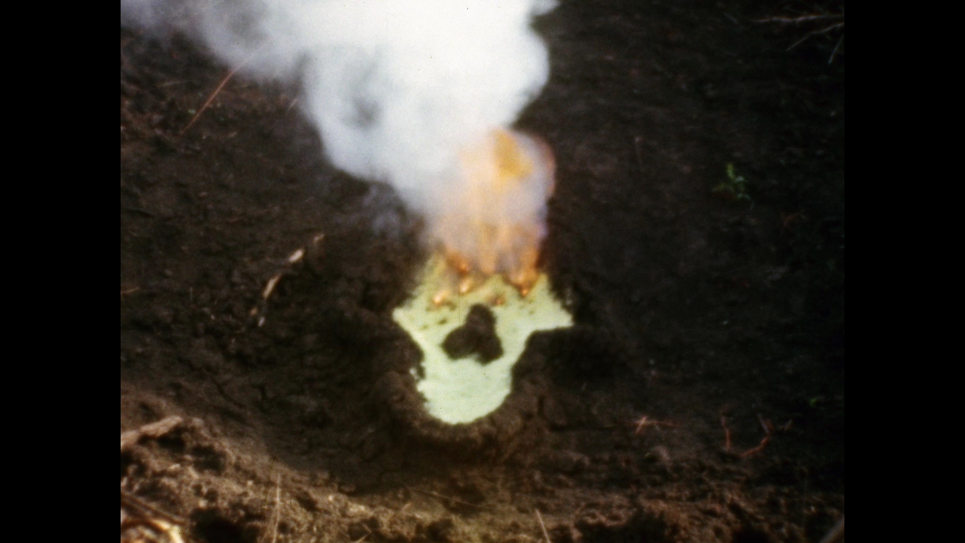 Ana Mendieta, Fundamento Palo Monte: Silueta Series (Gunpowder Work), 1980