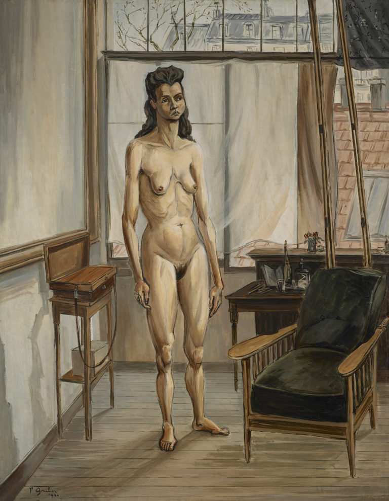 Femme nue, rideau vert (Nude Woman, Green Curtain) - Musée cantonal des  Beaux-Arts