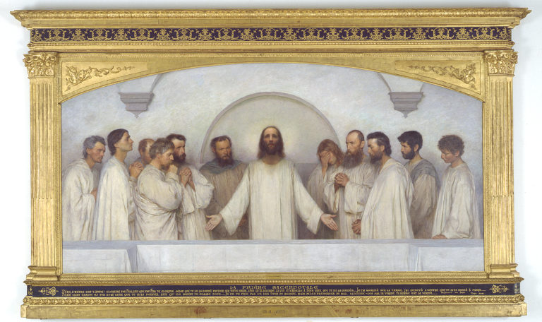 Eugène Burnand, La prière sacerdotale (The Sacerdotal Prayer), 1900-1918