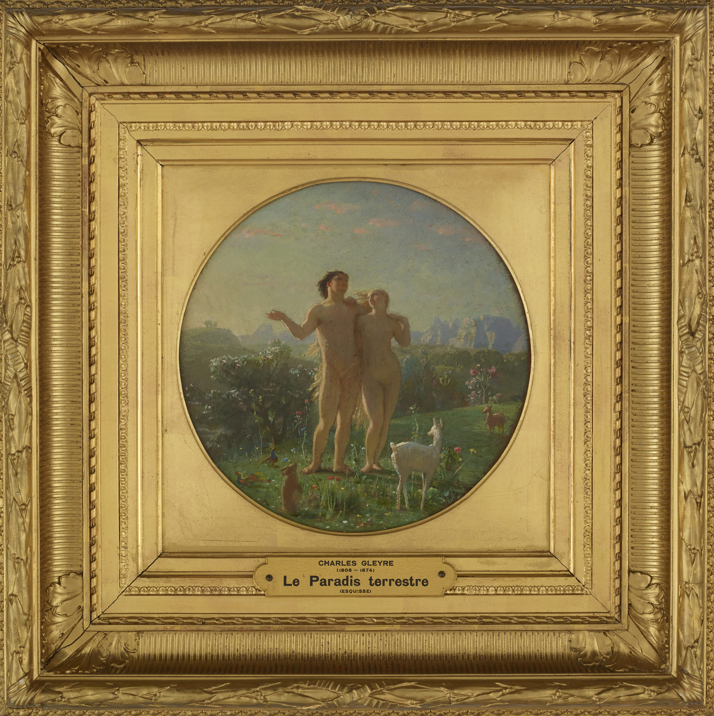 Charles Gleyre, Esquisse pour Le paradis terrestre ou Le matin, entre 1869 et 1874