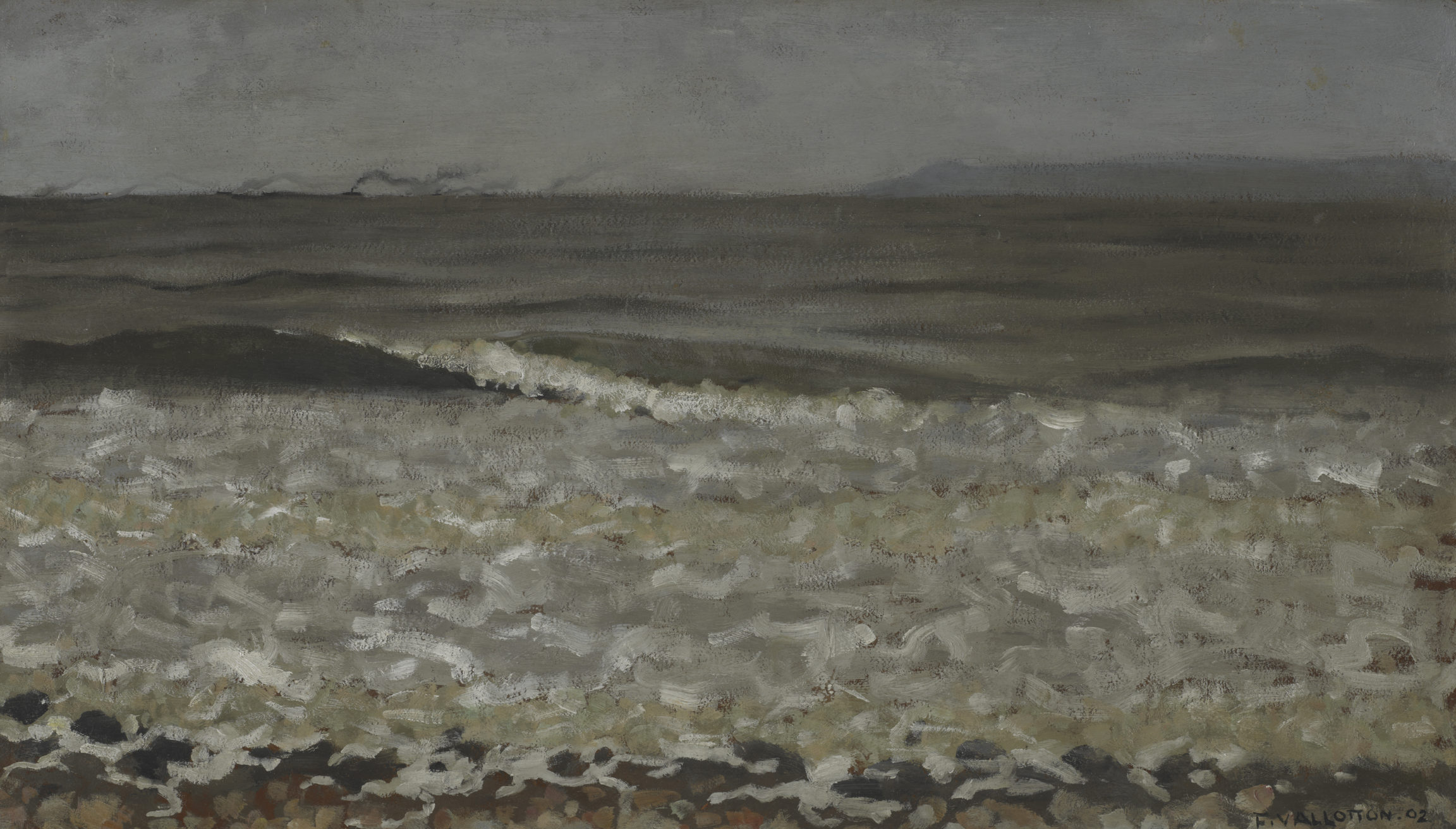 Félix Vallotton, Mer haute, Villerville, 1902