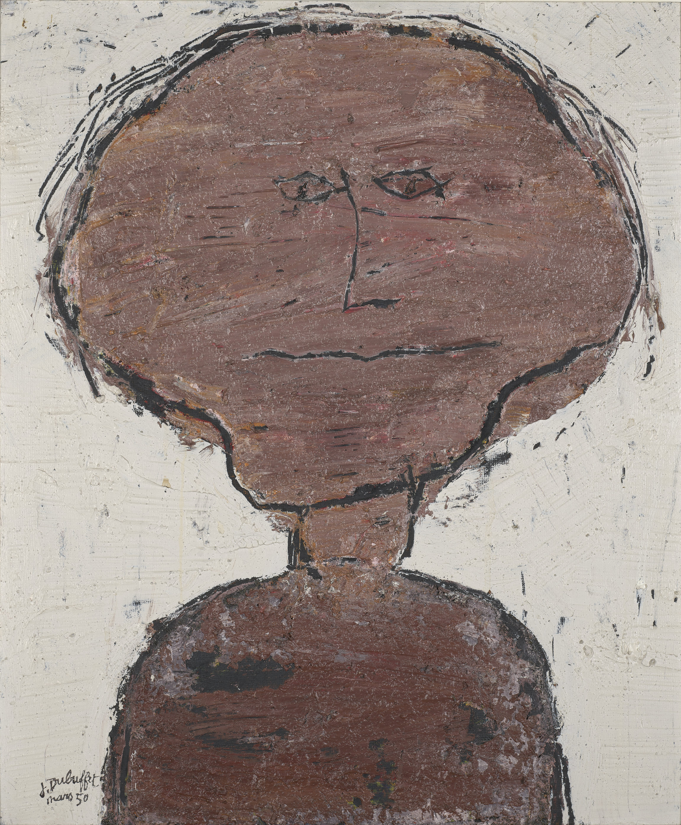 Jean Dubuffet, Petit portrait d’Antonin Artaud, 1950