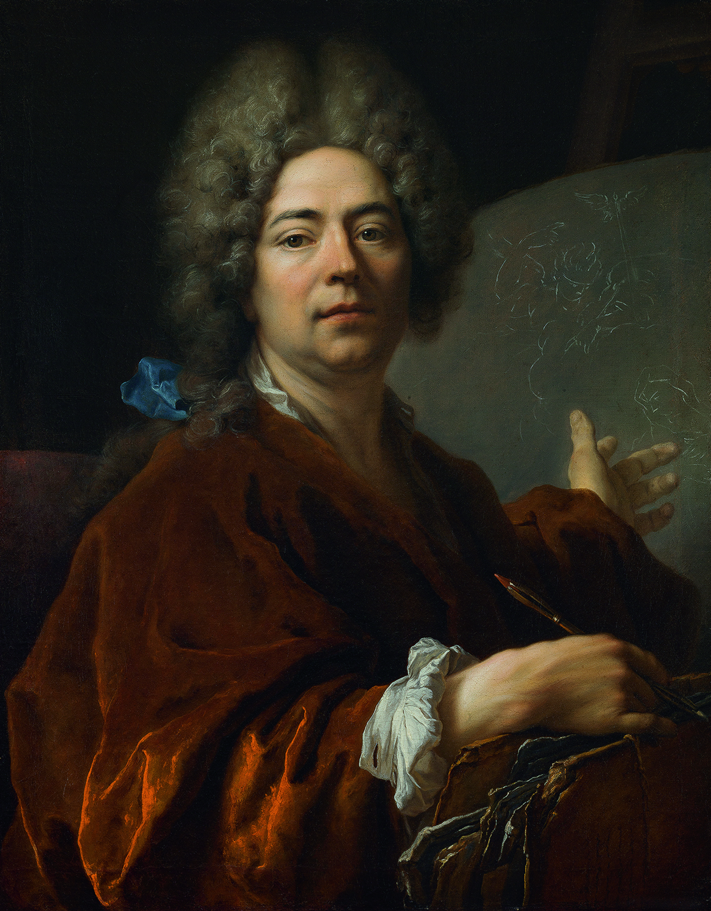 Nicolas De Largillierre , Autoportrait, 1711