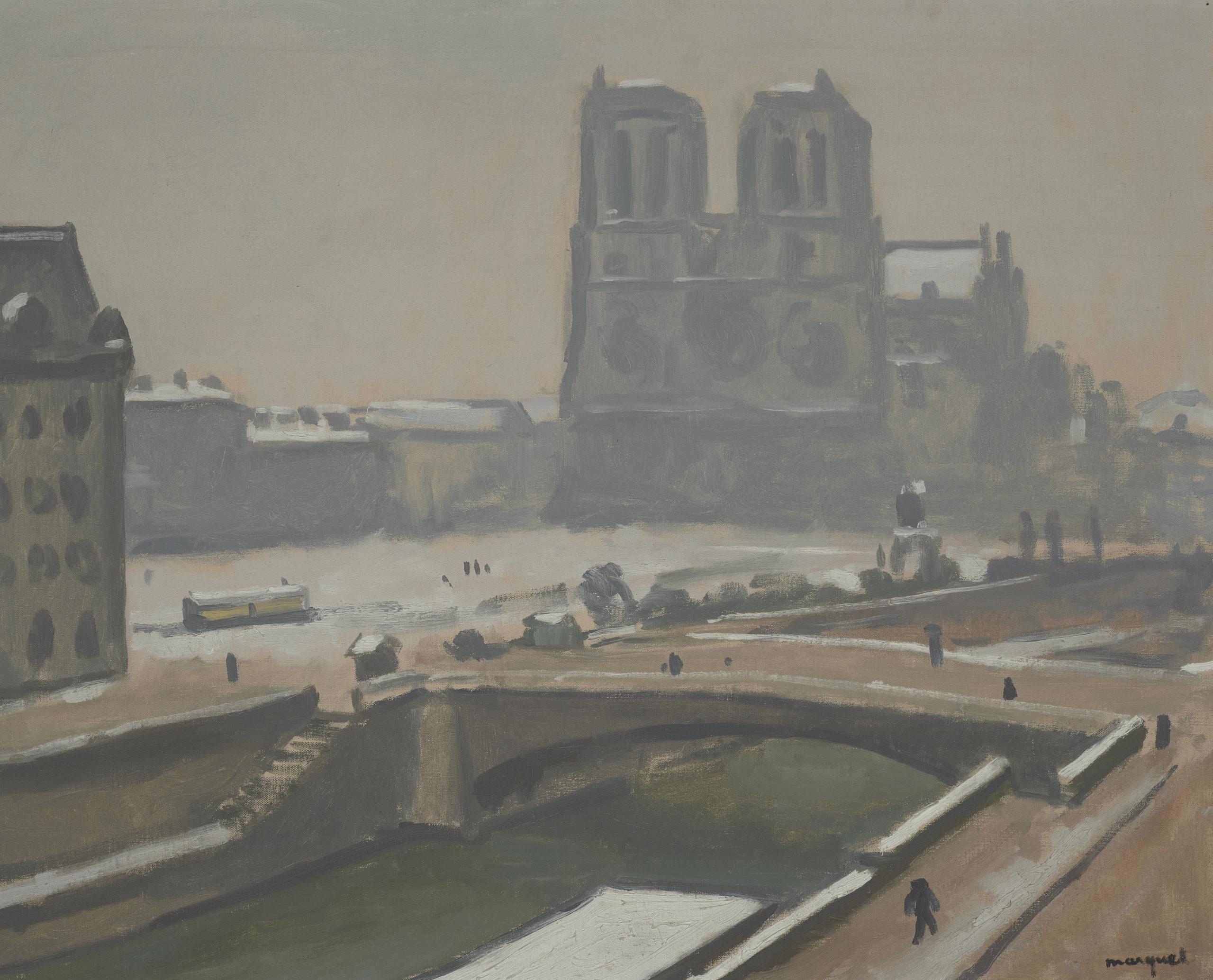 Notre Dame Temps De Neige Musee Cantonal Des Beaux Arts