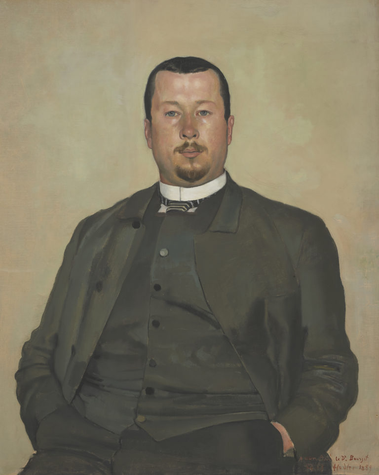 Ferdinand Hodler, Portrait du Dr Louis Bourget, 1889