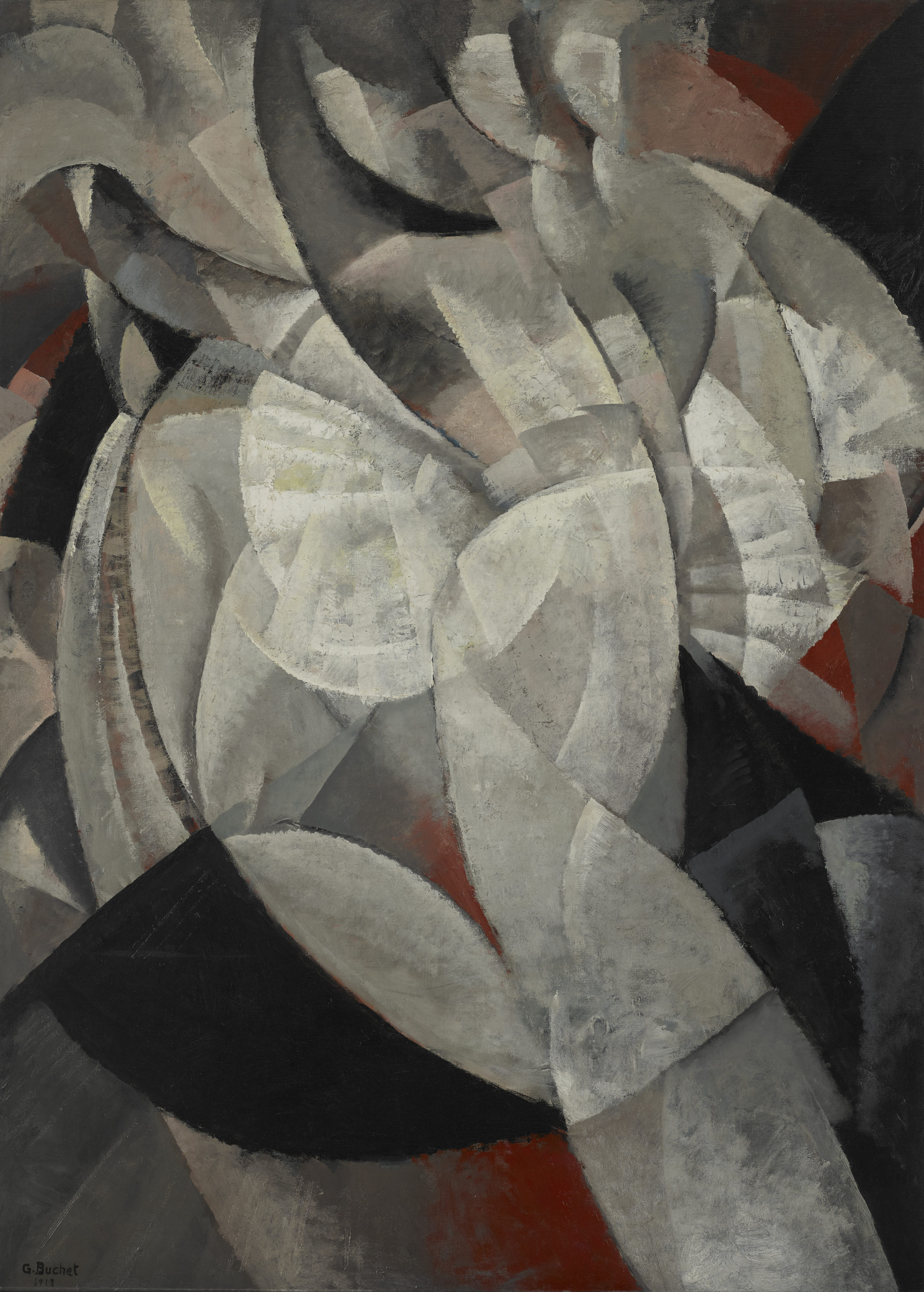 Gustave Buchet , Danseuse en mouvement, 1918