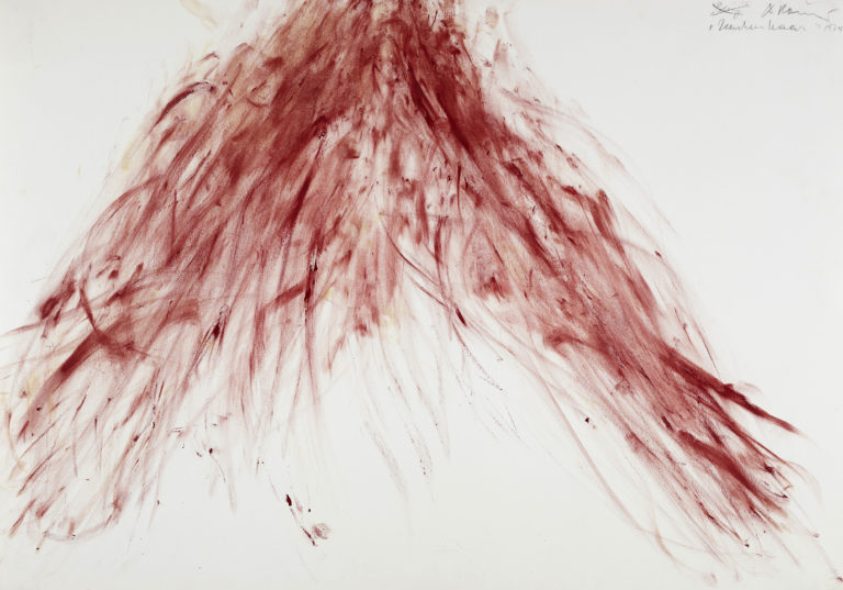 Arnulf Rainer, Nackenhaar, 1975