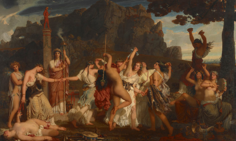 Charles Gleyre, La danse des bacchantes (The Dance of the Bacchants), 1849