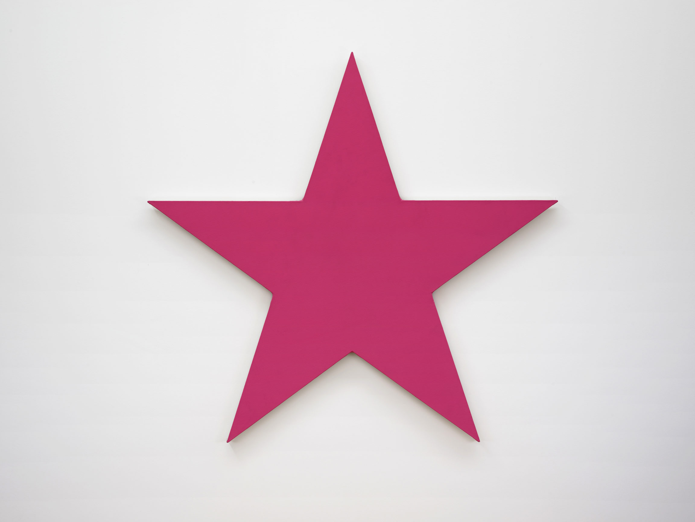 Olivier Mosset, Pink Star, 1990