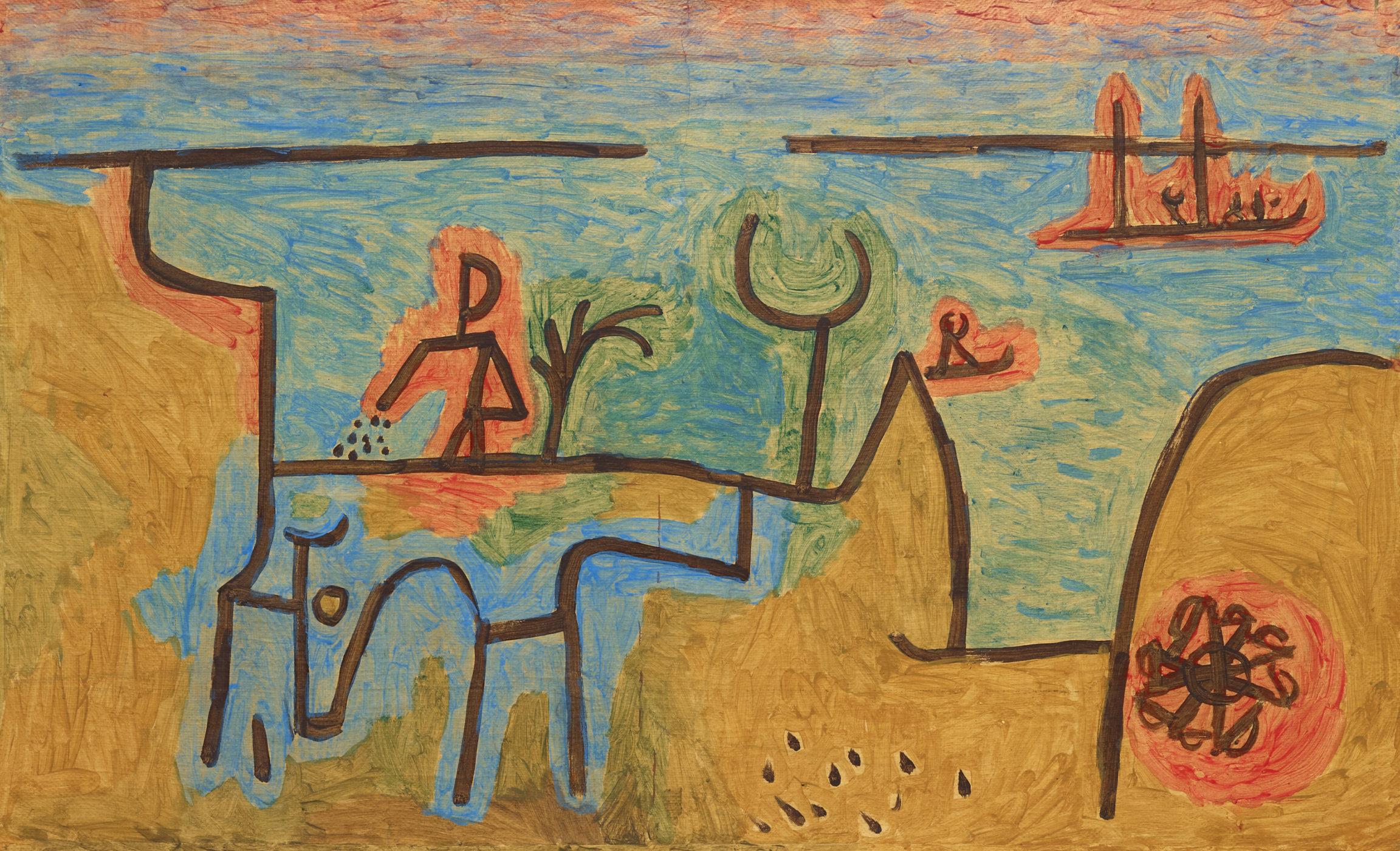 Paul Klee , Am Nil (On the Nile), 1939