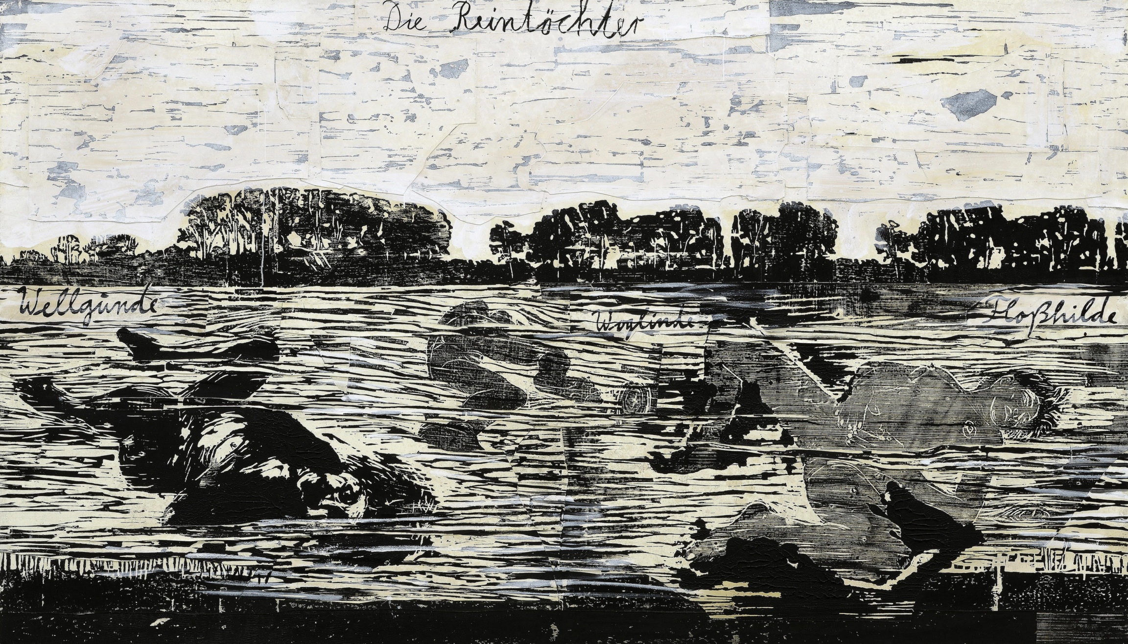 Anselm Kiefer , Die Rheintöchter (The Rhinemaidens), 1982 - 2013