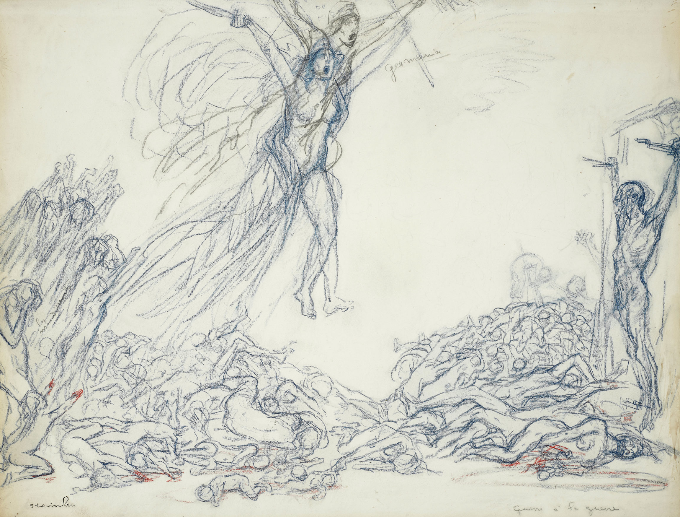 Théophile-Alexandre Steinlen, Guerre à la guerre (War at War), between 1916 and 1920