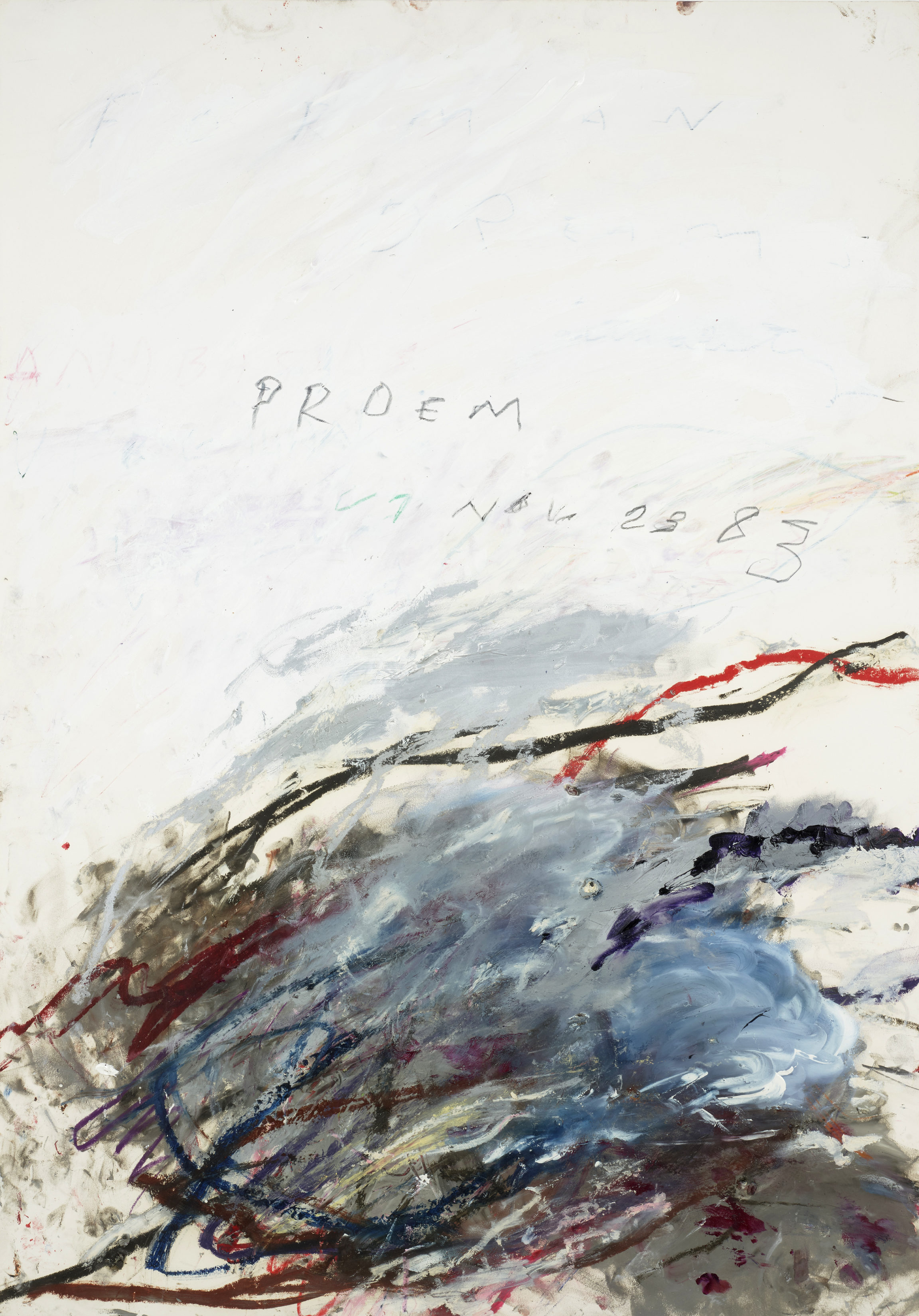 Cy Twombly, Proem, 1983