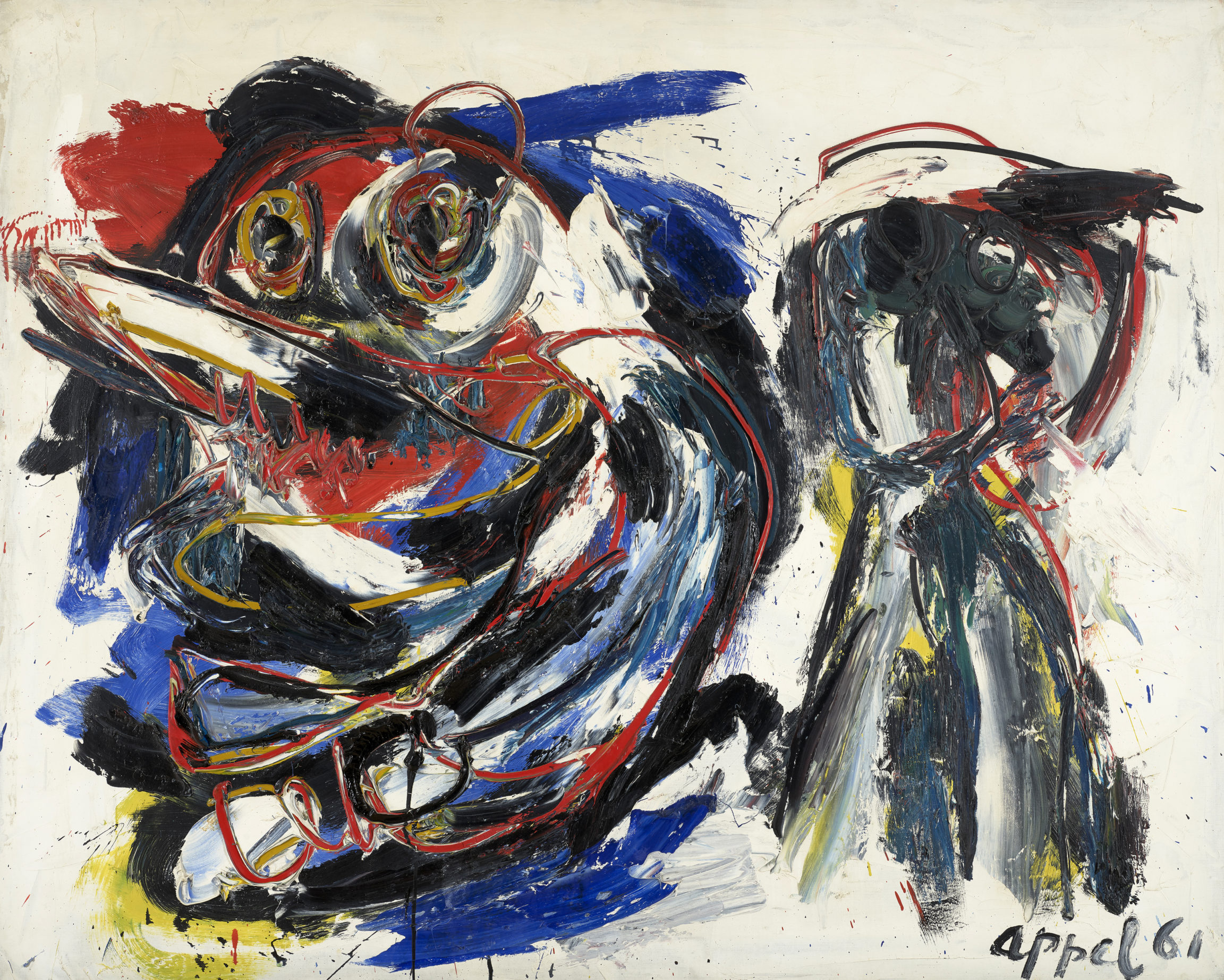 Karel Appel , Varkensmens ou L’arcade, 1961