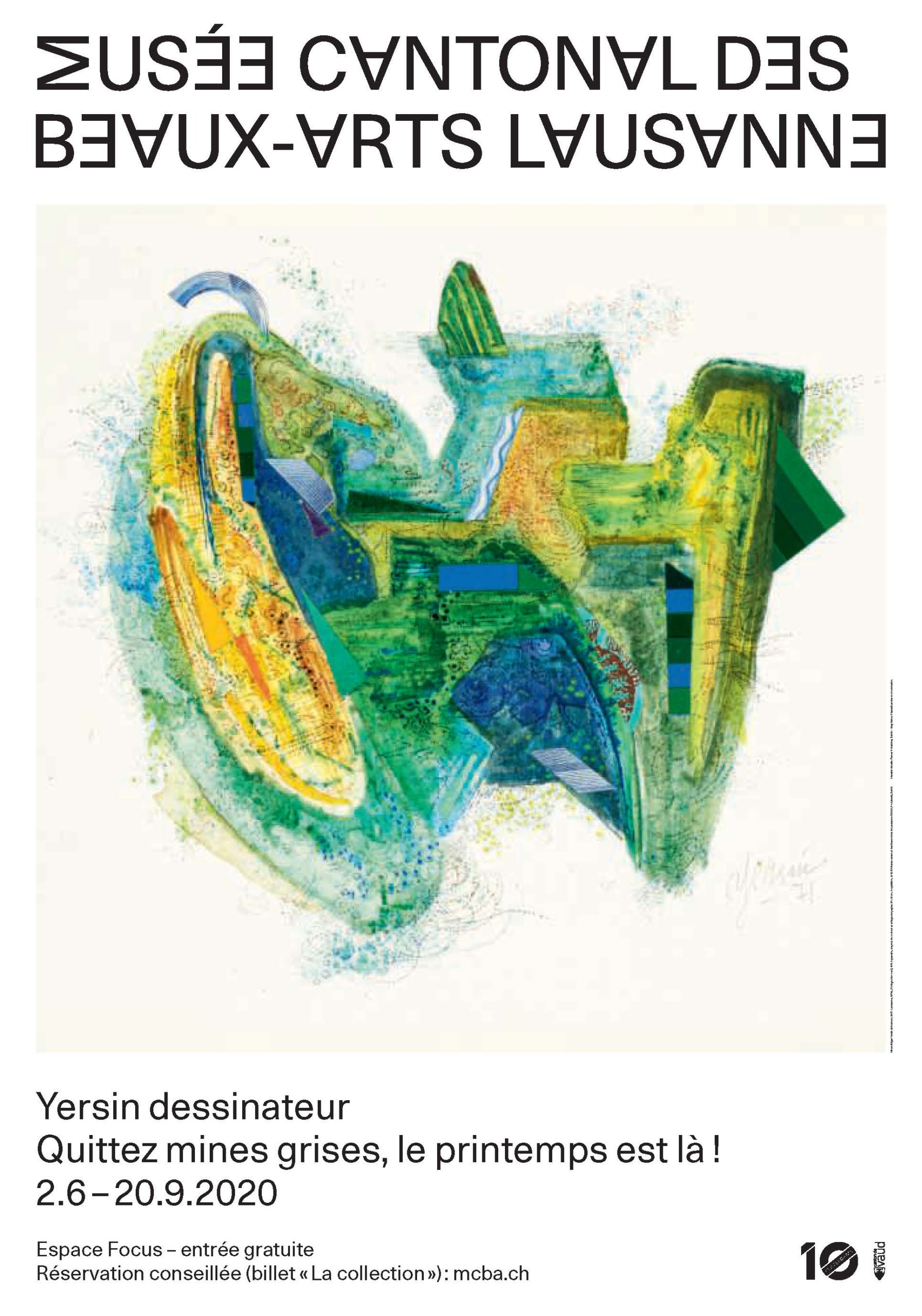 Yersin dessinateur. <br>Quittez mines grises, le printemps est là !