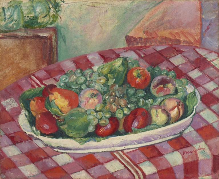 Henri Manguin , Nature morte au plat de fruits, 1917