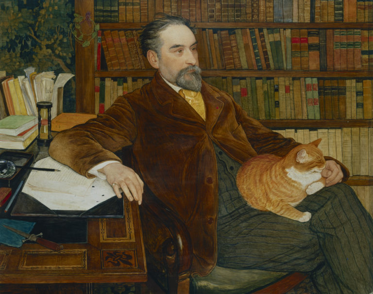 Ernest Biéler, Portrait d'Édouard Rod, 1909