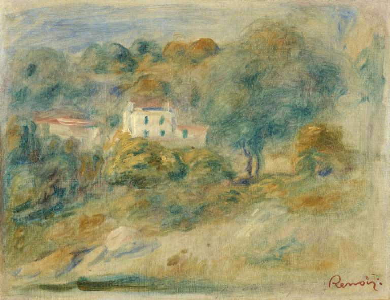 Auguste Renoir , Paysage du Midi (Landscape, Southern France), circa 1910 (?)