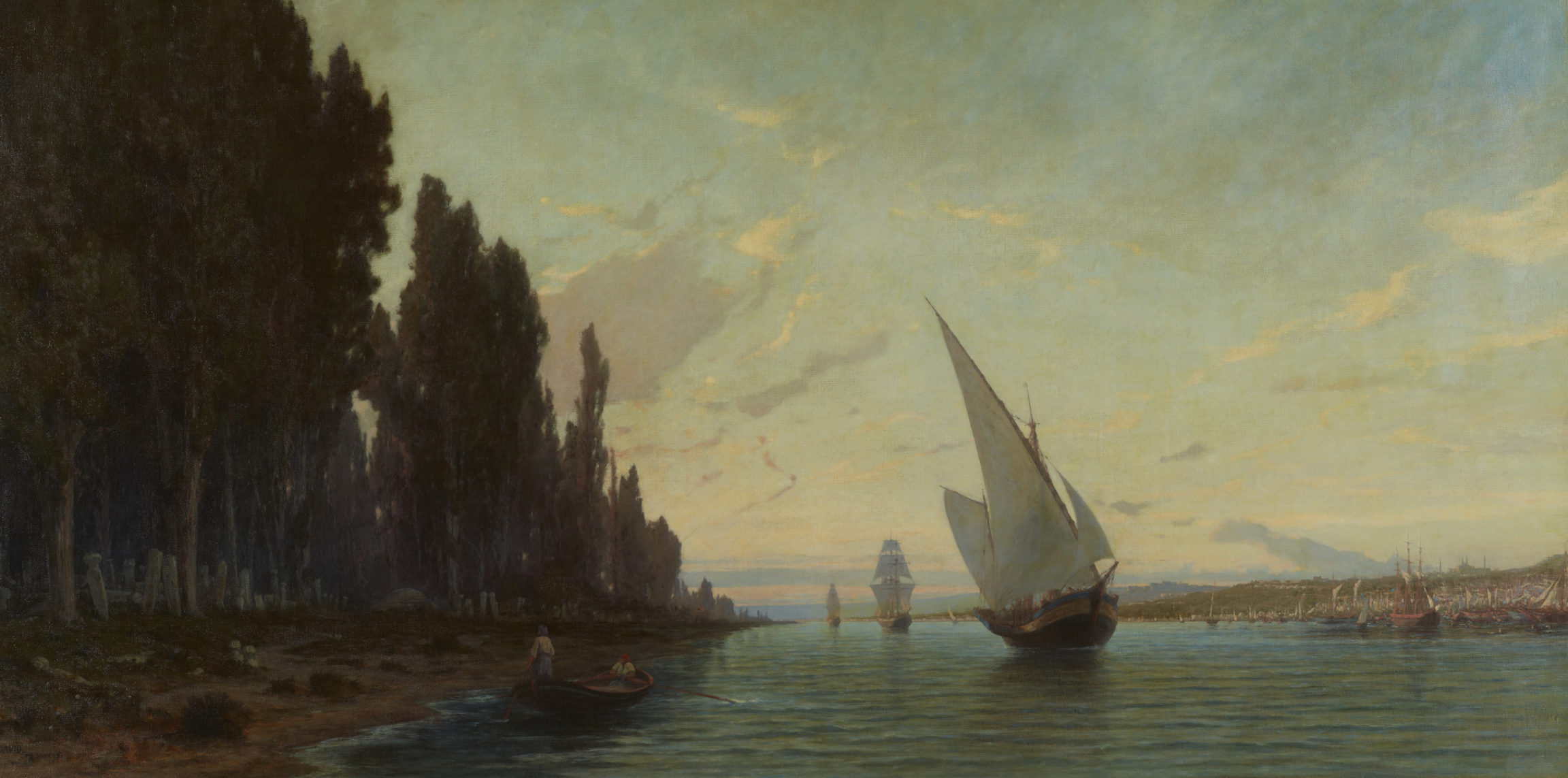 Emile David, Le Bosphore (The Bosphorus), between 1870 and 1878