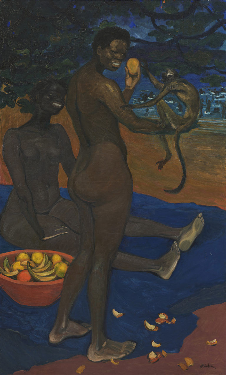 Théophile-Alexandre Steinlen, Masséida et le singe Gaspard (Masséida and the monkey Gaspard), after 1911