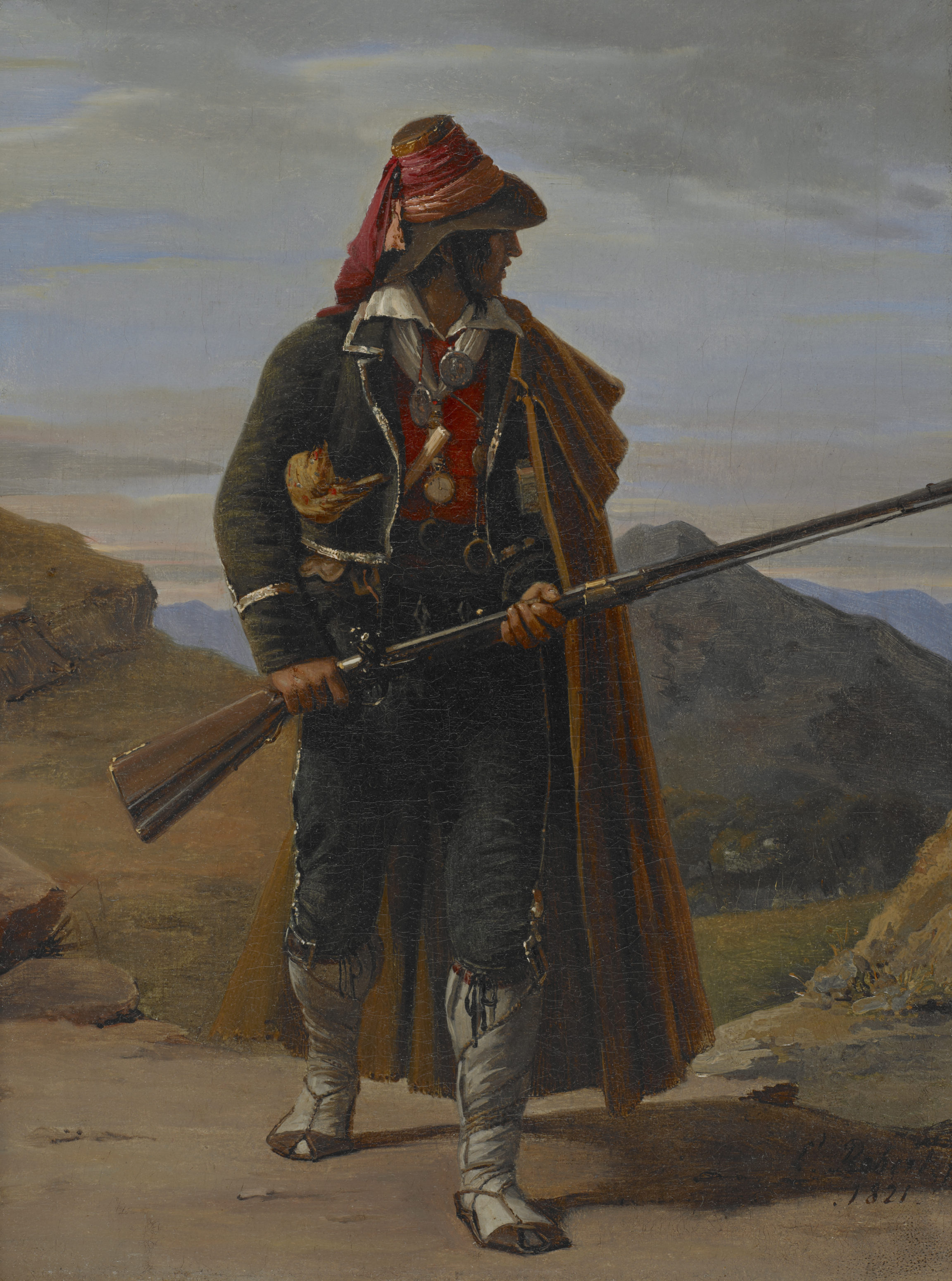 Léopold Robert, Brigand de la campagne romaine, 1821