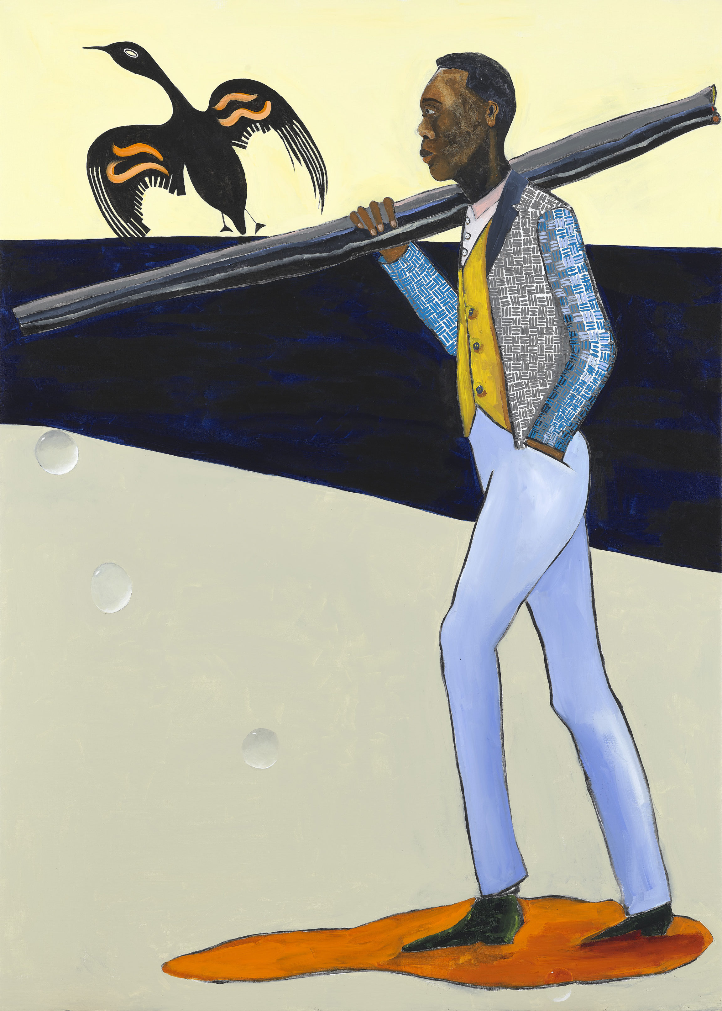 Lubaina Himid, Accidental Encounter, 2021