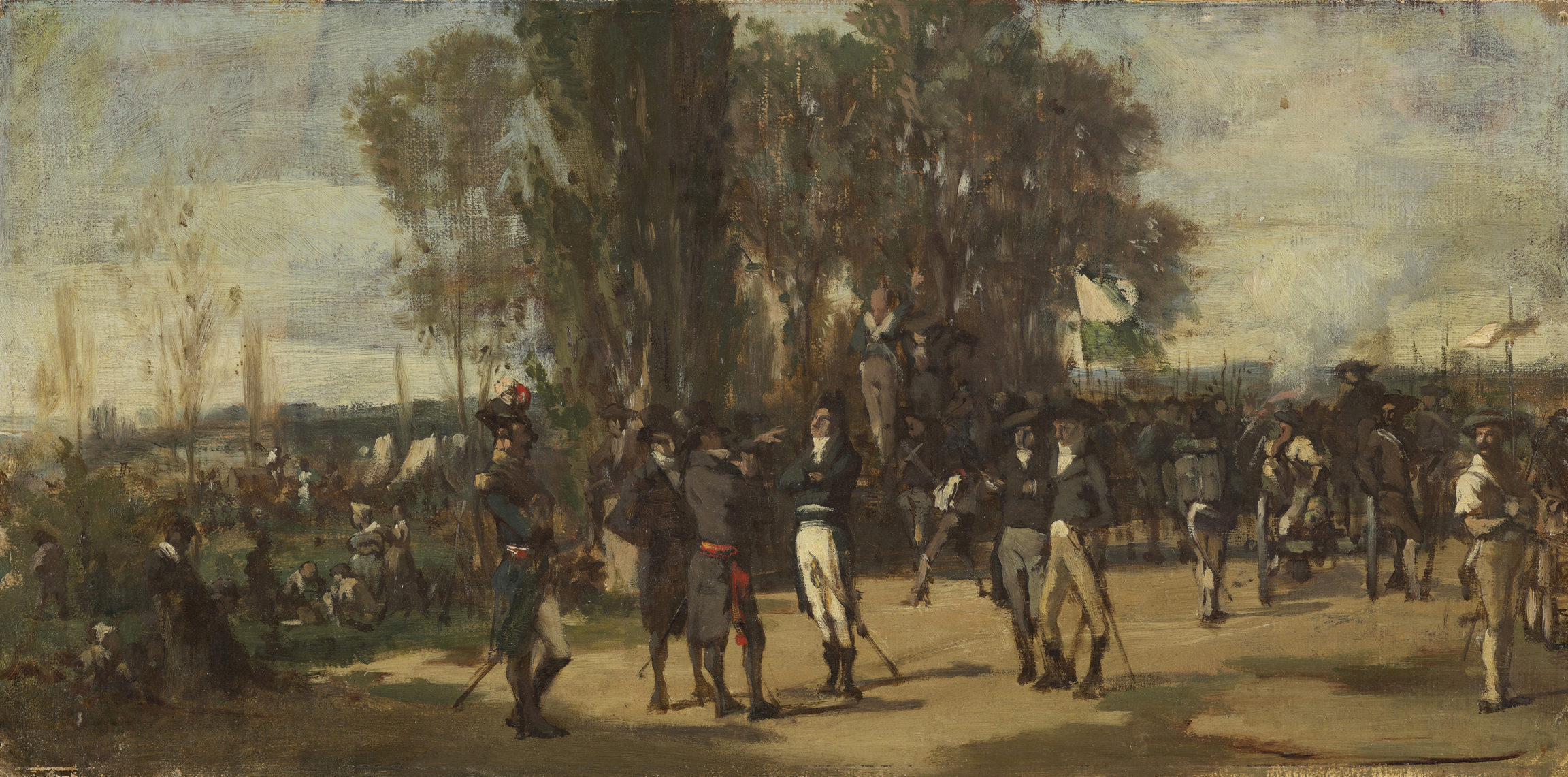 François Bocion, Les Bourla-Papey (The Bourla-Papey Insurrection), undated