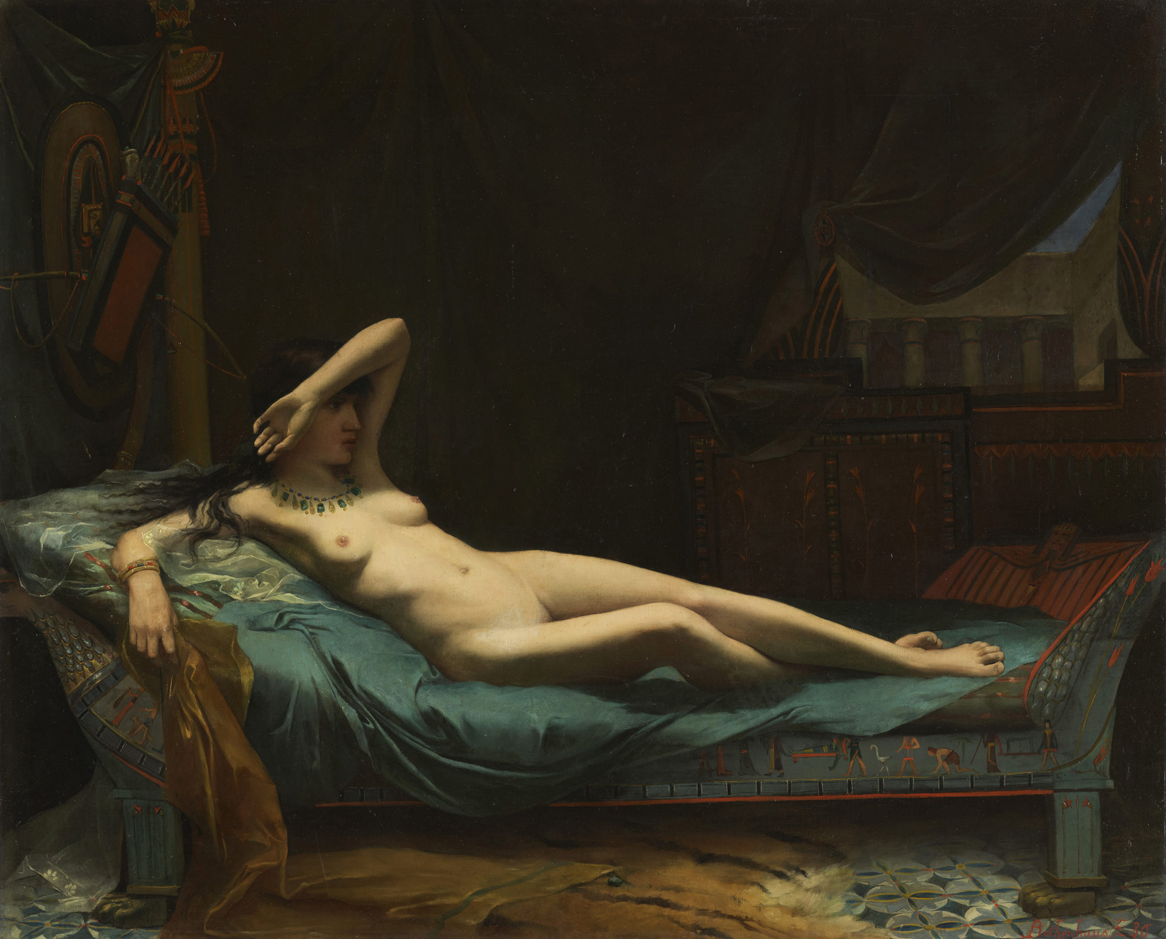 Charles Édouard Rothenhaus , La femme de Putiphar (Potiphar’s wife), 1880